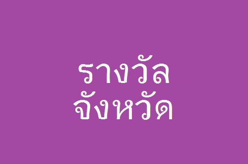 รางวัลระดับจังหวัด